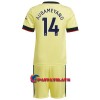 Virallinen Fanipaita + Shortsit Arsenal Pierre-Emerick Aubameyang 14 Vieraspelipaita 2021-22 - Lasten